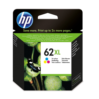CARTUCCIA HP 62XL TRI-COLOR INK CARTRIDGE