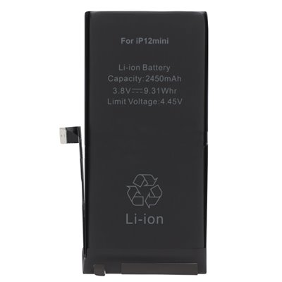 iPhone Serie 12 Batteria ad alta capacitÃ Â  per iPhone 12 mini (Ti) 2450 mAh