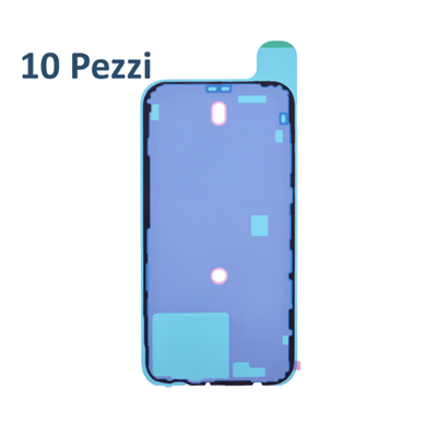 iPhone Serie 15 Adesivo posteriore Lcd per iPhone 15 Pro Nero Busta da 10pz