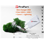 Carica Batterie Slim Carica Batterie + Cavo Tipo C Lightning 25W 1 Out USB C