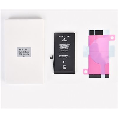 iPhone Serie 12 IP 12/12 Pro Batteria Diagnostica Alta CapacitÃ  3230mAh Nero S+