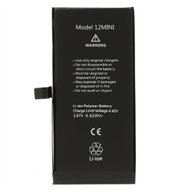 iPhone Serie 12 IP 12 mini Batteria Diagnostica 2227 mAh Nero S+