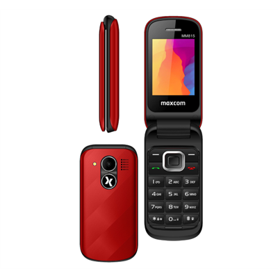 Cellulari per anziani Telefono MAXCOM Comfort MM815 Rosso 2G