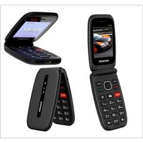 Cellulari per anziani Telefono MAXCOM Comfort MM828 4G Nero