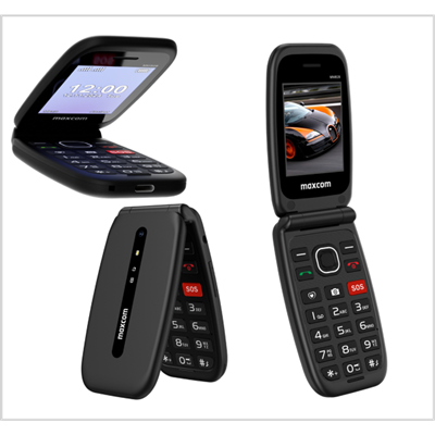Cellulari per anziani Telefono MAXCOM Comfort MM828 4G Nero