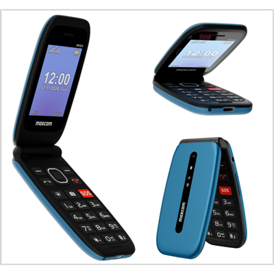 Cellulari per anziani Telefono MAXCOM Comfort MM828 4G Blu