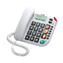 Cellulari per anziani Telefono Fisso MAXCOM KXT480 Bianco