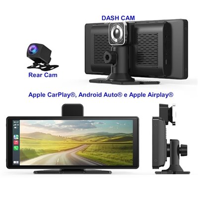 Maxcom Telefoni & Accessori Schermo Maxcom MC01 Vibe Apple CarPlay Android Auto e Apple Airplay + 2 Cam