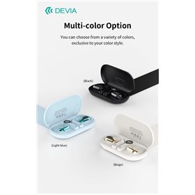 Auricolari&Microfoni Auricolari EM406 wireless senza inserimento nell'orecchio OWS Lite1 Blu