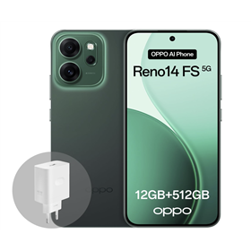 OPPO-OPERATORE OPPO Reno 14 FS 5G 512GB Luminous Green-TIM