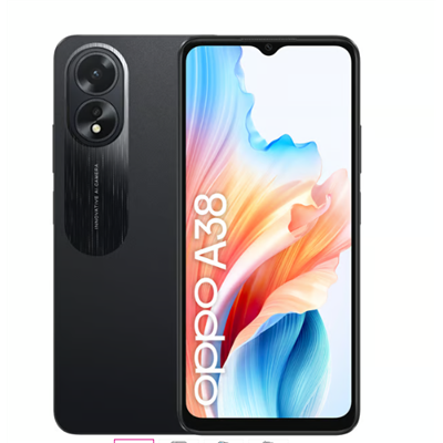 OPPO OPPO A38 Glowing Black ,4GB,128GB--BRAND