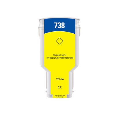 300ML Yellow Reman HP DesignJet T850,T870,XT870,XT950676M8A