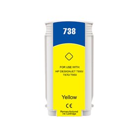 130ML Yellow Reman HP DesignJet T850,T870,XT870,XT950498N7A